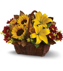 Golden Days Basket from McIntire Florist in Fulton, Missouri